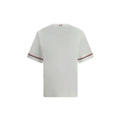 Thom Browne T-Shirt with iconic bands -   -  Thom Browne.