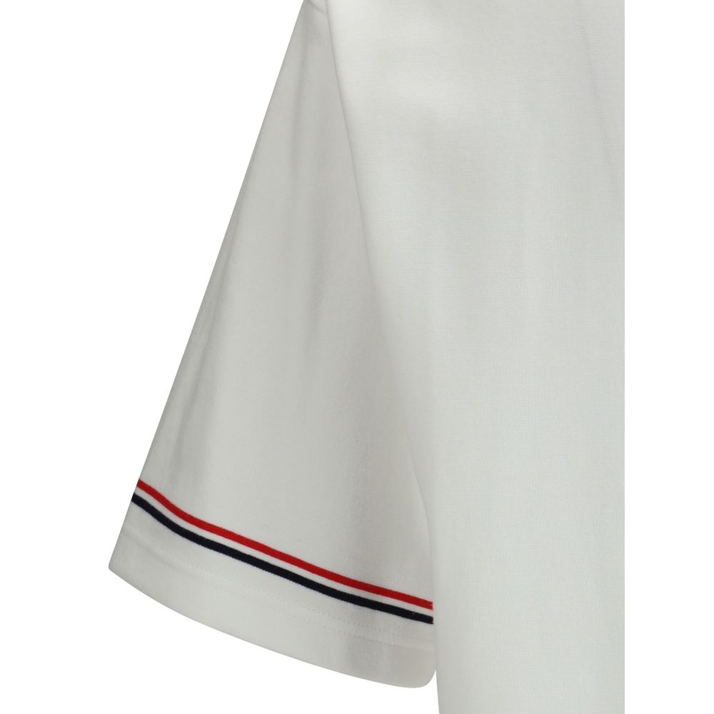 Thom Browne T-Shirt with iconic bands -   -  Thom Browne.