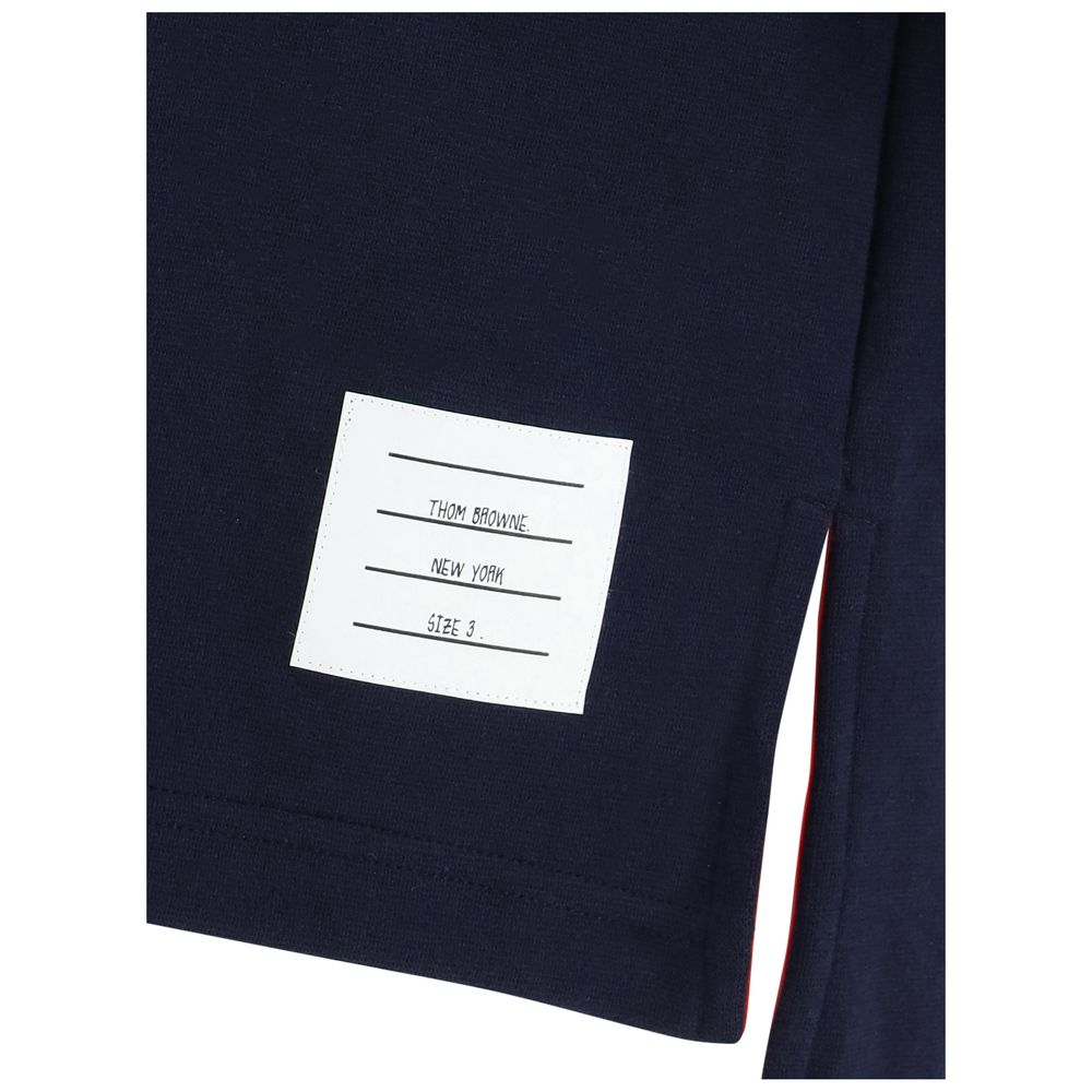 Thom Browne T-Shirt with iconic bands -   -  Thom Browne.