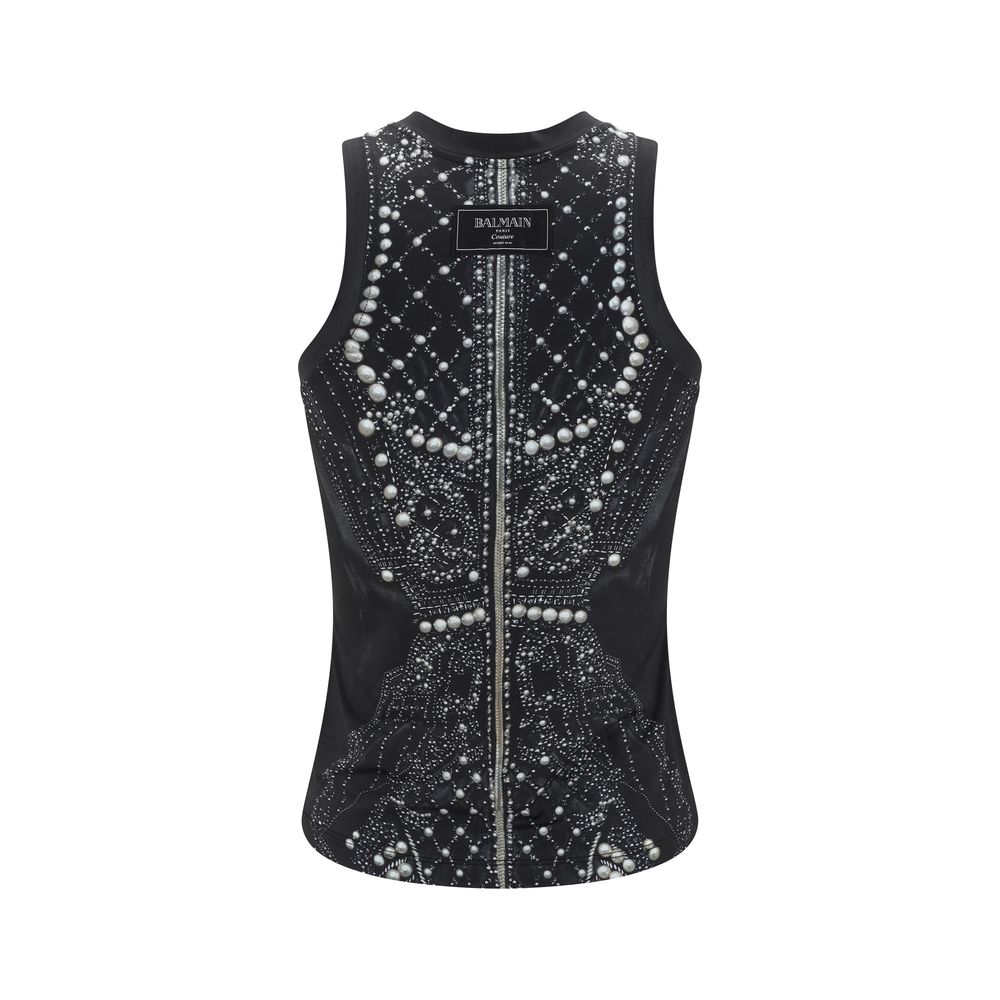 Balmain Trompe l'œil Top -   -  Balmain.