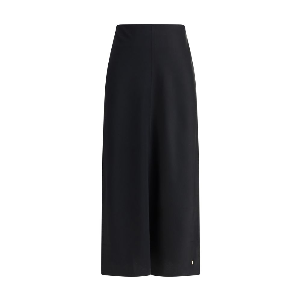 Ami Paris Satin midi Skirt -   -  Ami Paris.