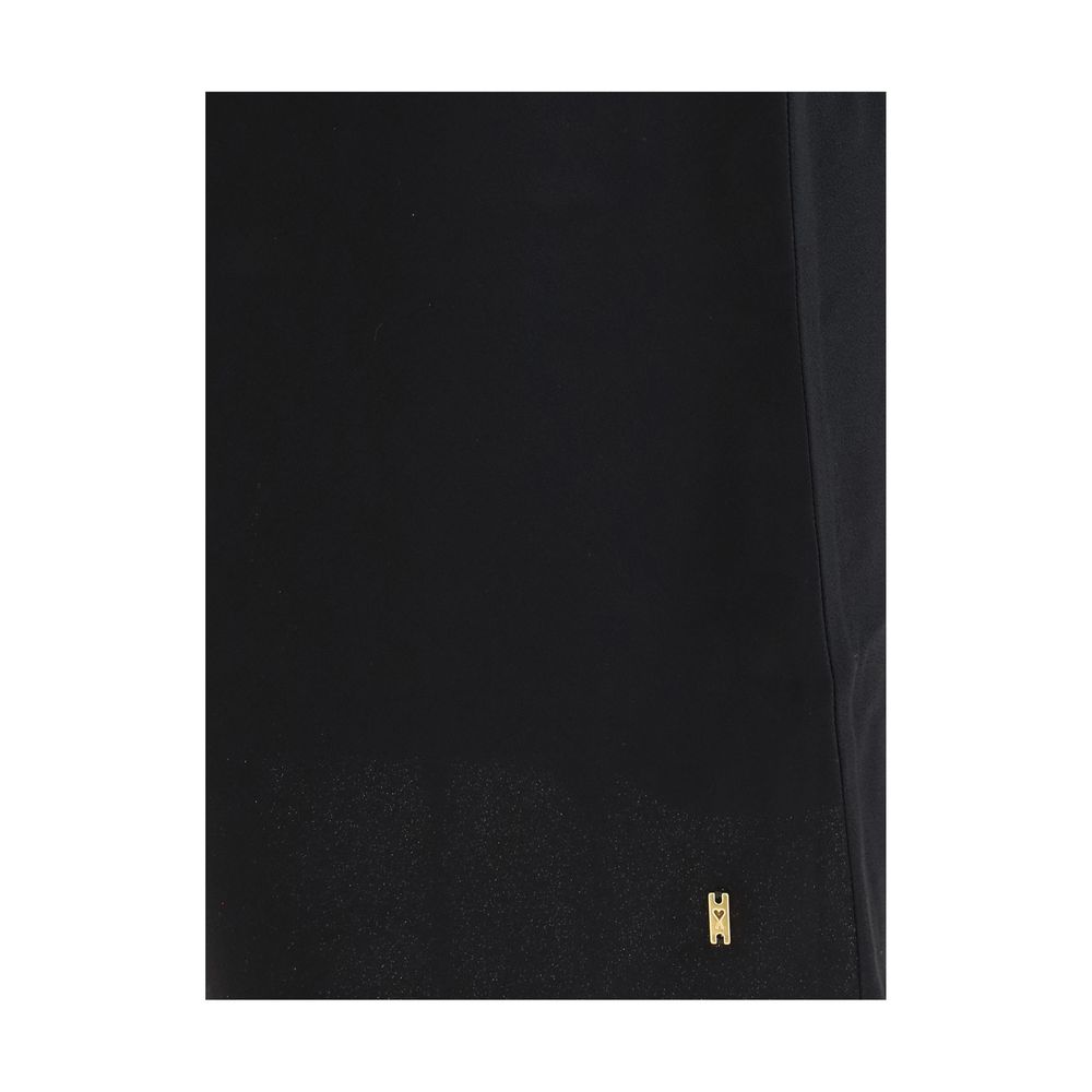 Ami Paris Satin midi Skirt -   -  Ami Paris.