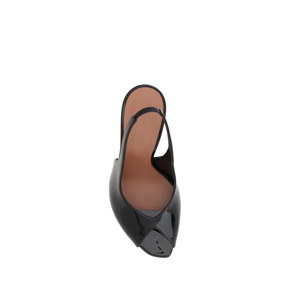 Amina Muaddi Kristina Sandals -   -  Amina Muaddi.