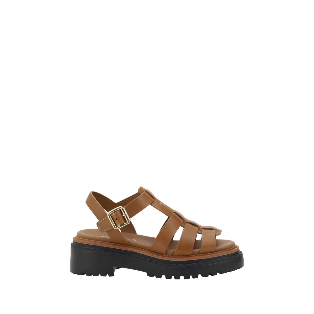 Prada Sandals with a tread sole -   -  Prada.