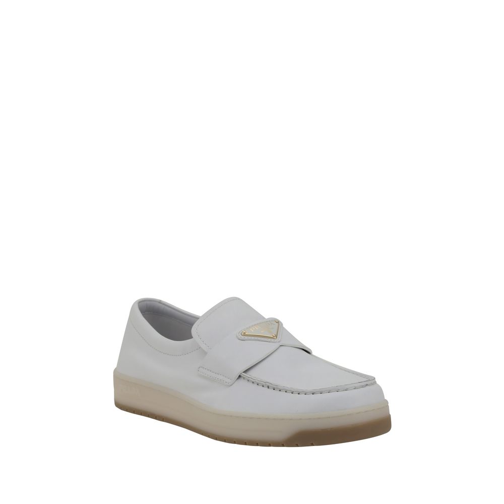 Prada Logoed Loafers -   -  Prada.