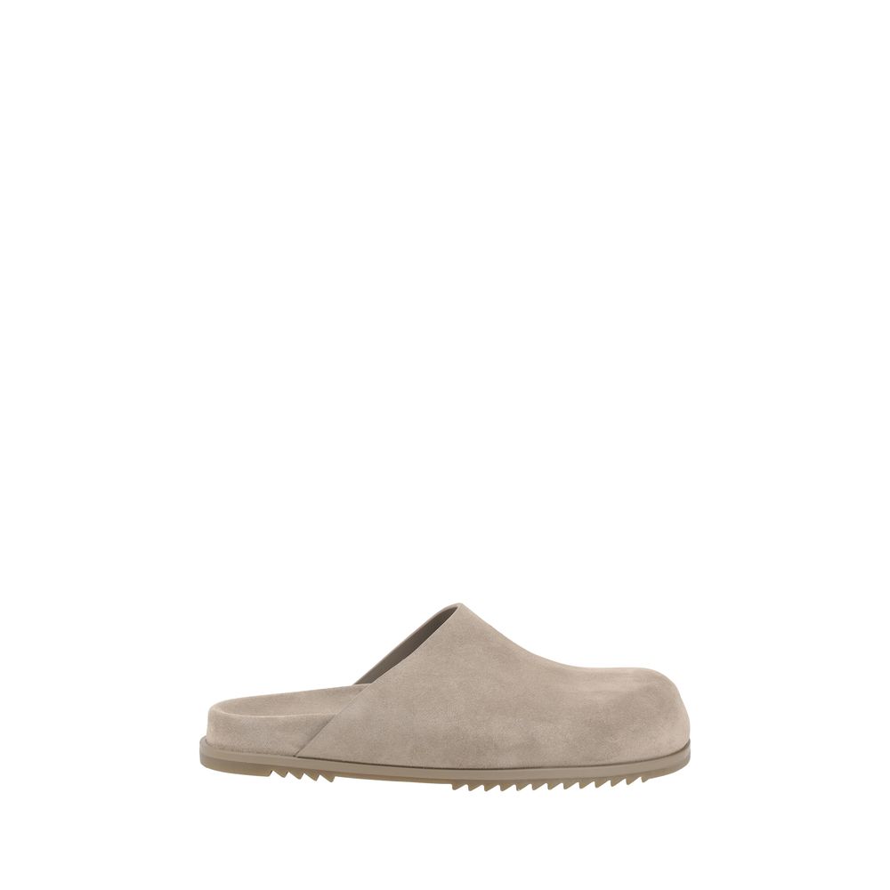 Rick Owens Suede Mules -   -  Rick Owens.