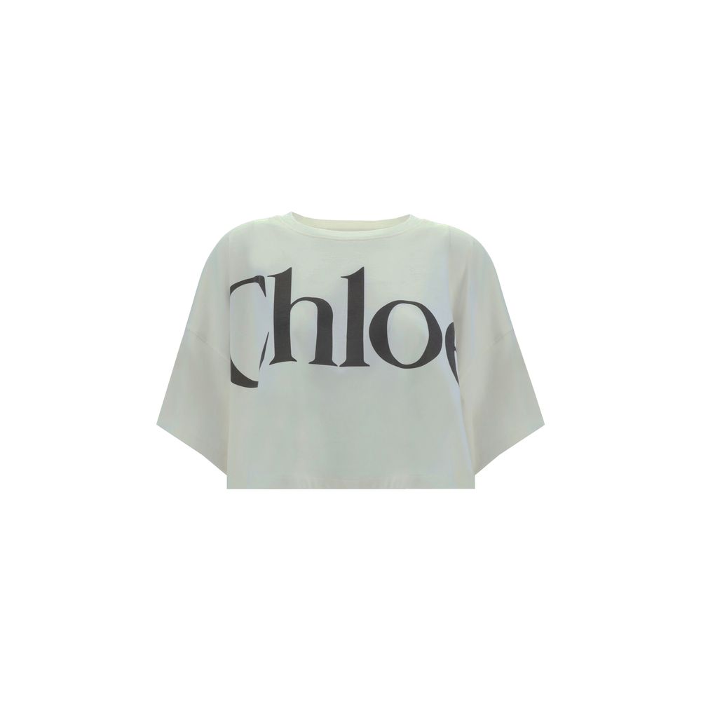 Chloé Cropped T-Shirt -   -  Chloé.
