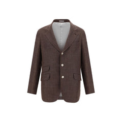 Brunello Cucinelli Linen Blazer Jacket -   -  Brunello Cucinelli.