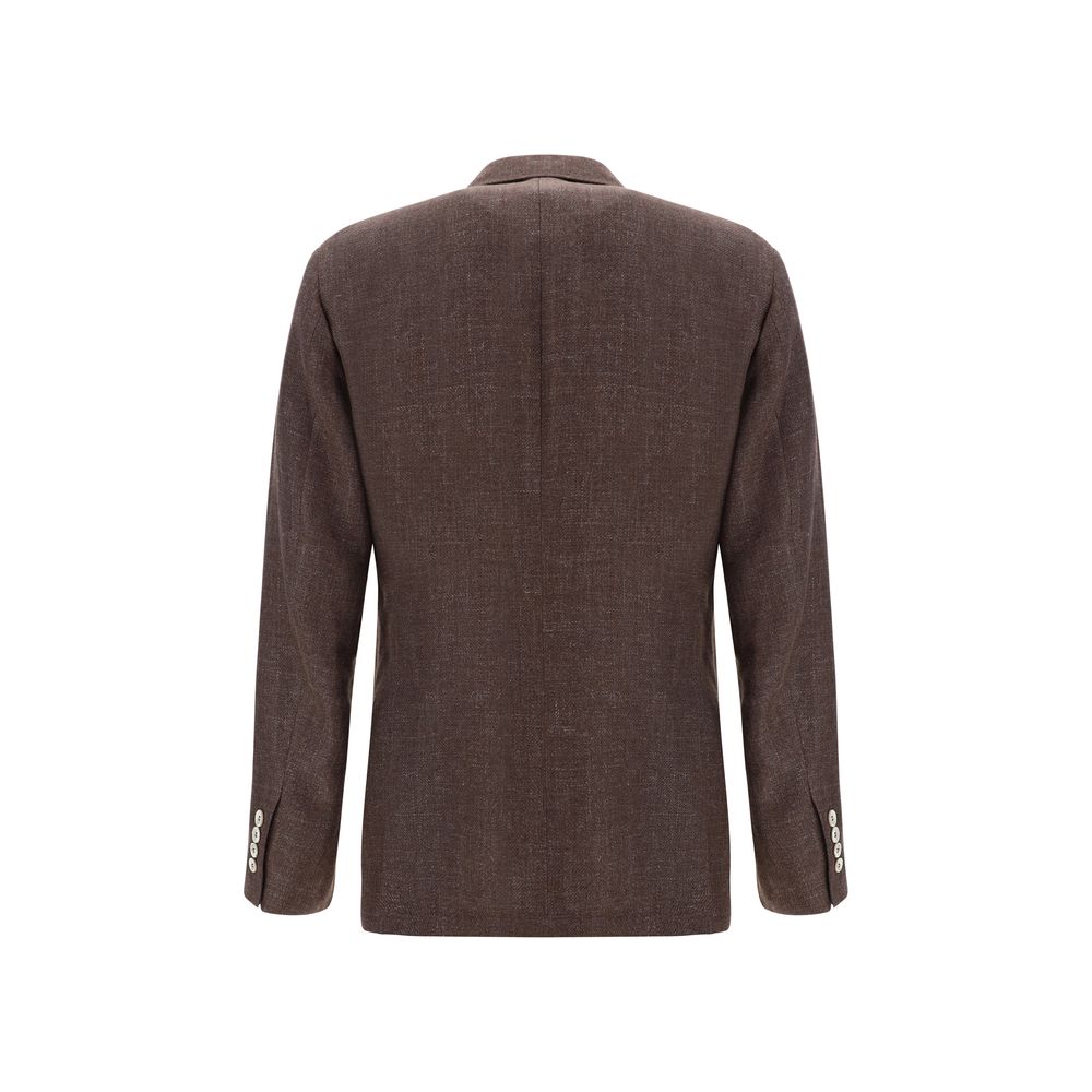 Brunello Cucinelli Linen Blazer Jacket -   -  Brunello Cucinelli.