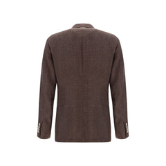 Brunello Cucinelli Linen Blazer Jacket -   -  Brunello Cucinelli.
