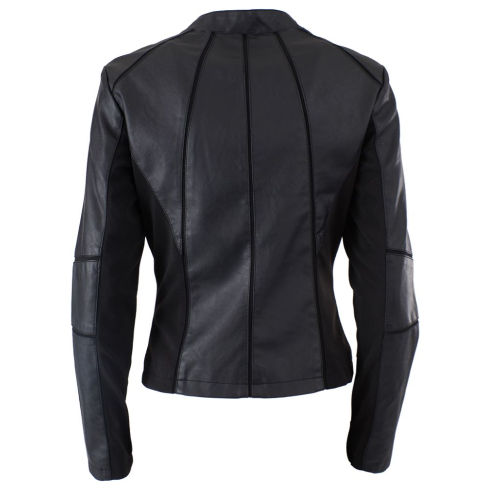 Yes Zee Black Polyethylene Jackets & Coat -   -  Yes Zee.