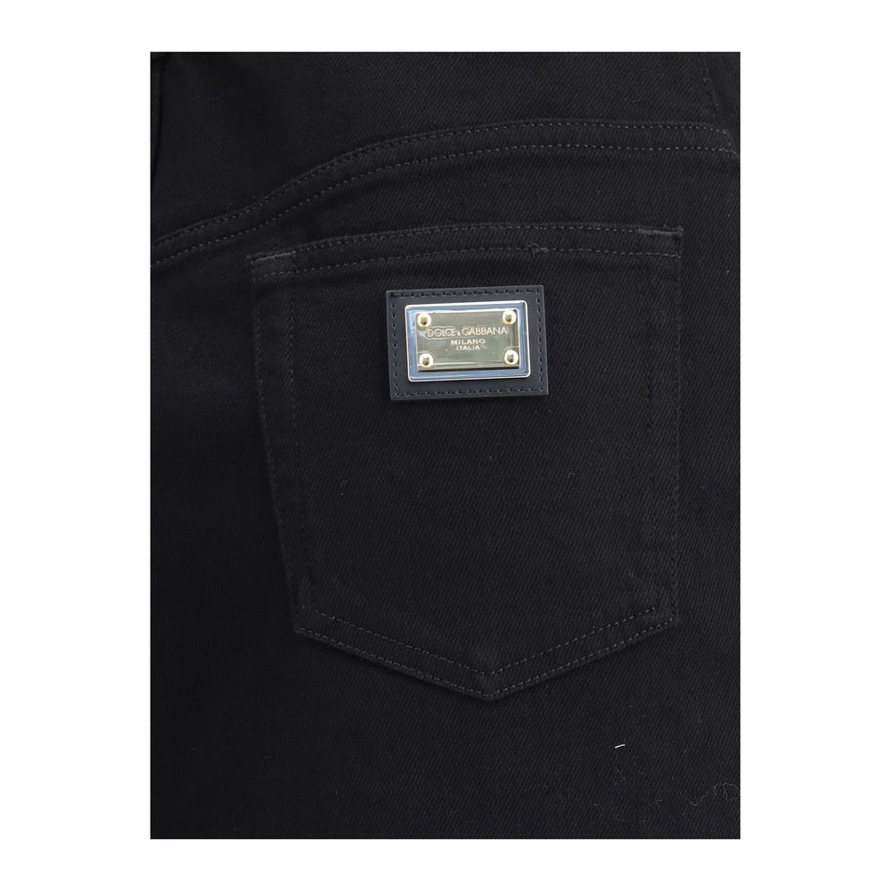 Dolce & Gabbana Denim midi Skirt -   -  Dolce & Gabbana.