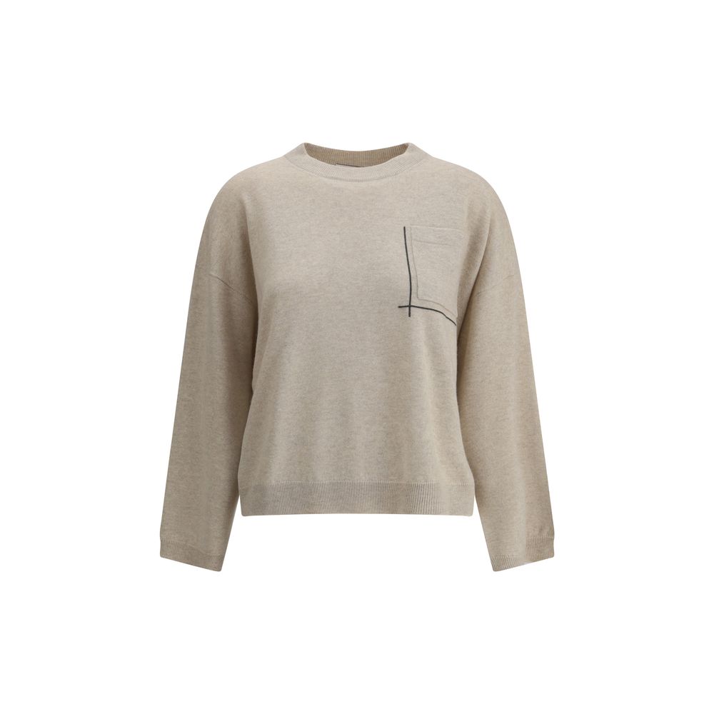 Brunello Cucinelli Oversized Sweater -   -  Brunello Cucinelli.