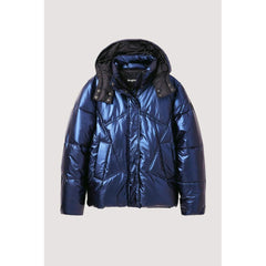 Desigual Blue Polyamide Jackets & Coat -   -  Desigual.