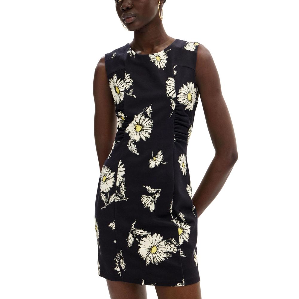 Desigual Black Viscose Short -   -  Desigual.