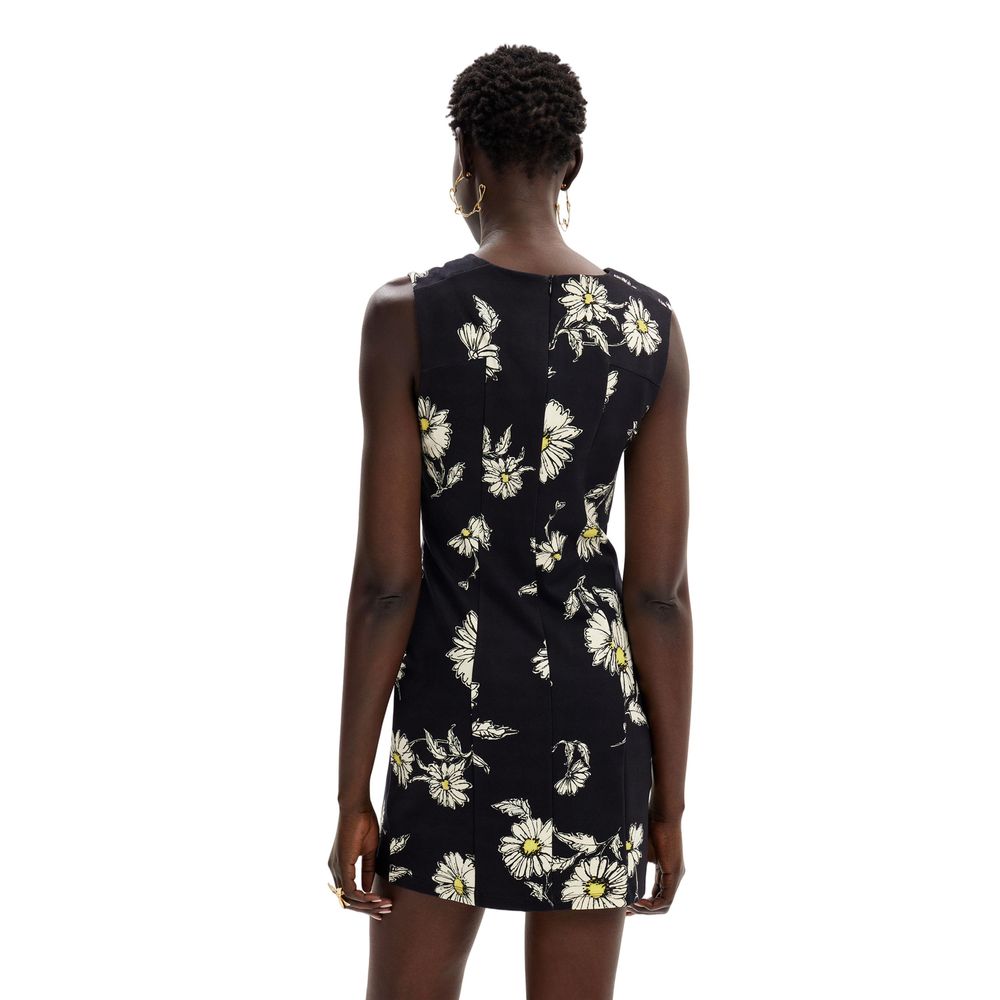 Desigual Black Viscose Short -   -  Desigual.