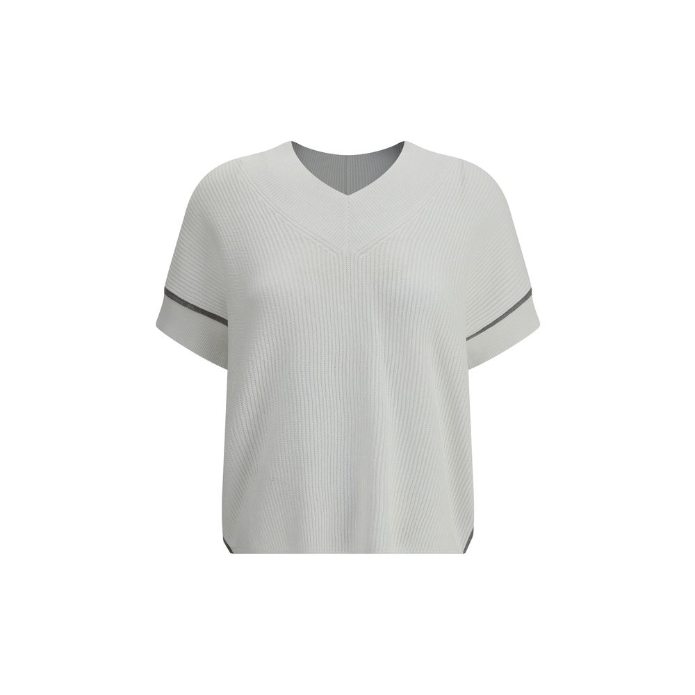 Brunello Cucinelli Short-sleeve Sweater -   -  Brunello Cucinelli.
