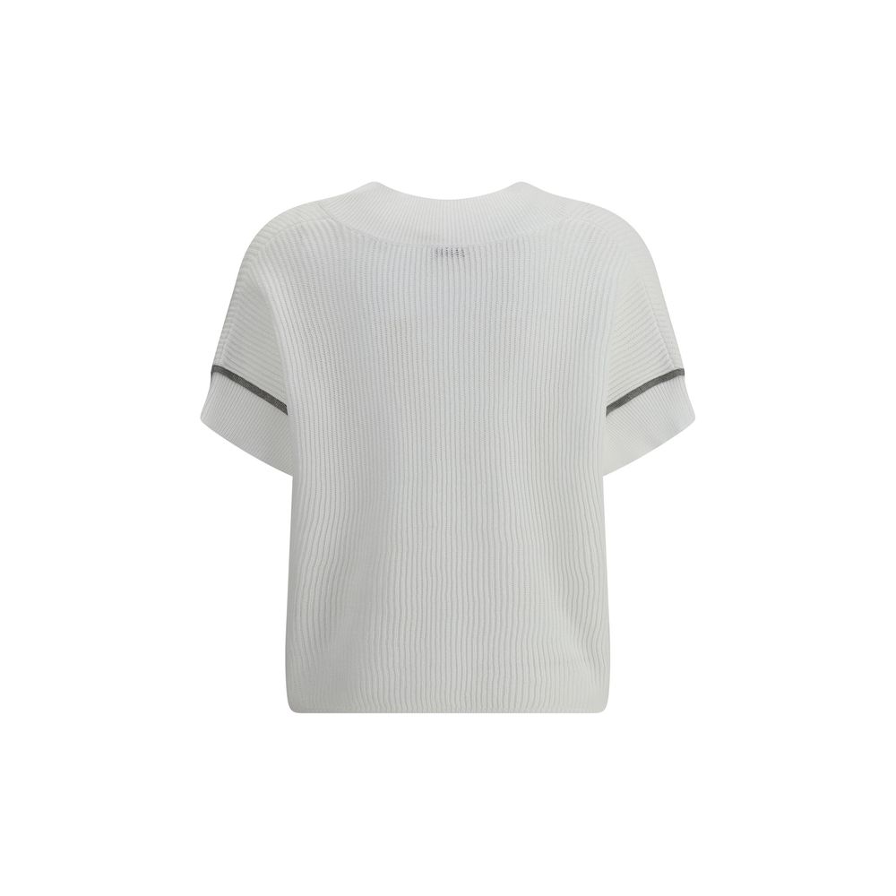 Brunello Cucinelli Short-sleeve Sweater -   -  Brunello Cucinelli.
