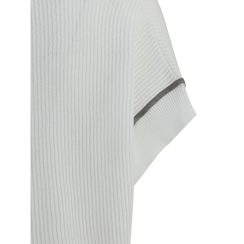 Brunello Cucinelli Short-sleeve Sweater -   -  Brunello Cucinelli.