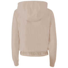 Yes Zee Beige Cotton Sweater -   -  Yes Zee.