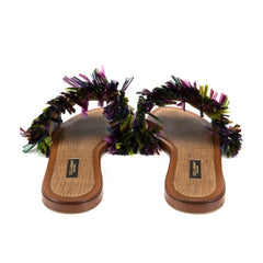 Dolce & Gabbana Multicolor Lambskin Women Sandal -   -  Dolce & Gabbana.