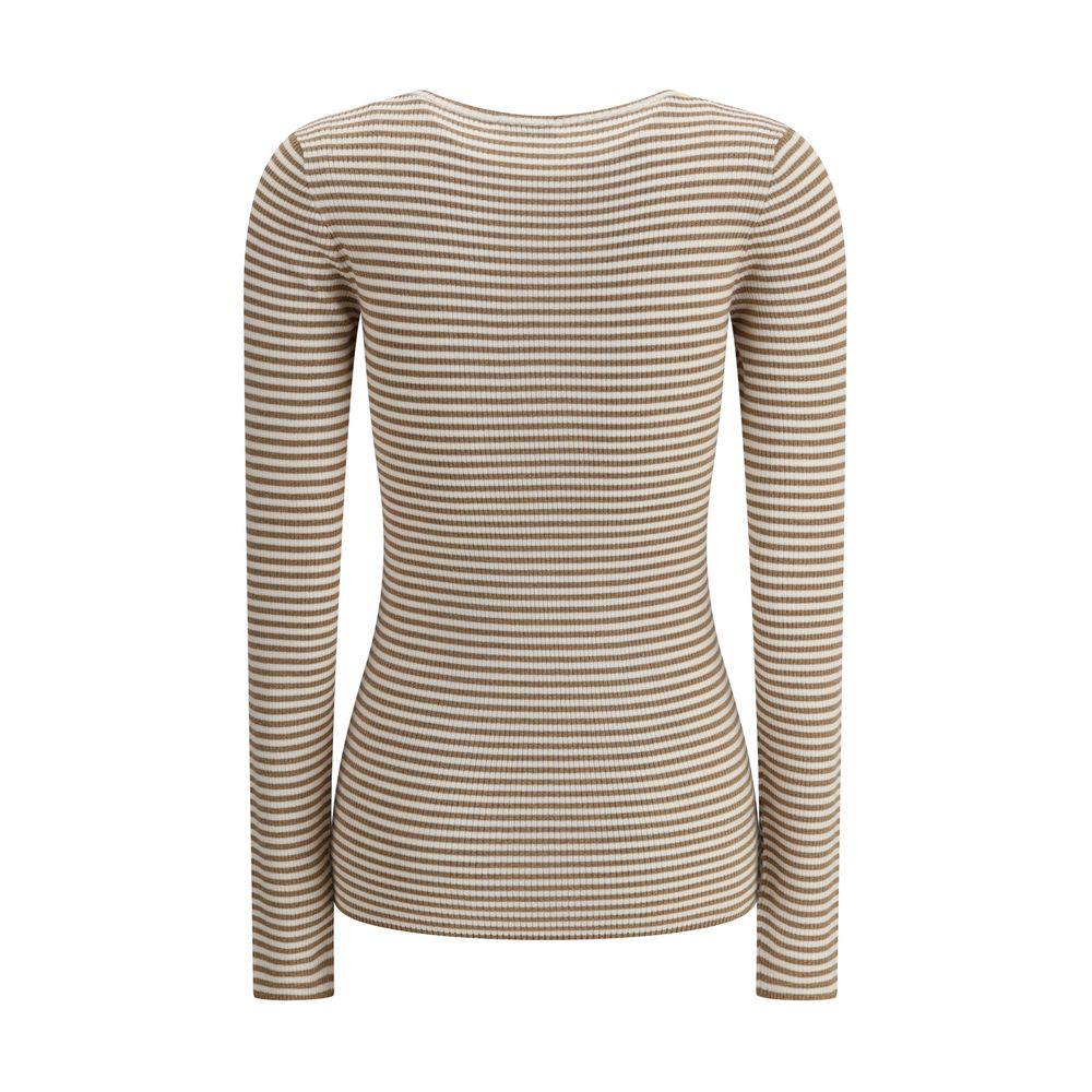 Brunello Cucinelli Cashmere Long Sleeve Jersey -   -  Brunello Cucinelli.