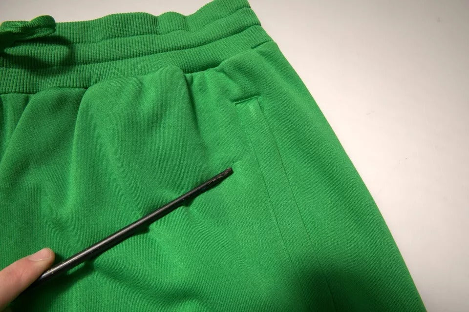 Dolce & Gabbana Green Cotton Blend Men Bermuda Shorts -   -  Dolce & Gabbana.