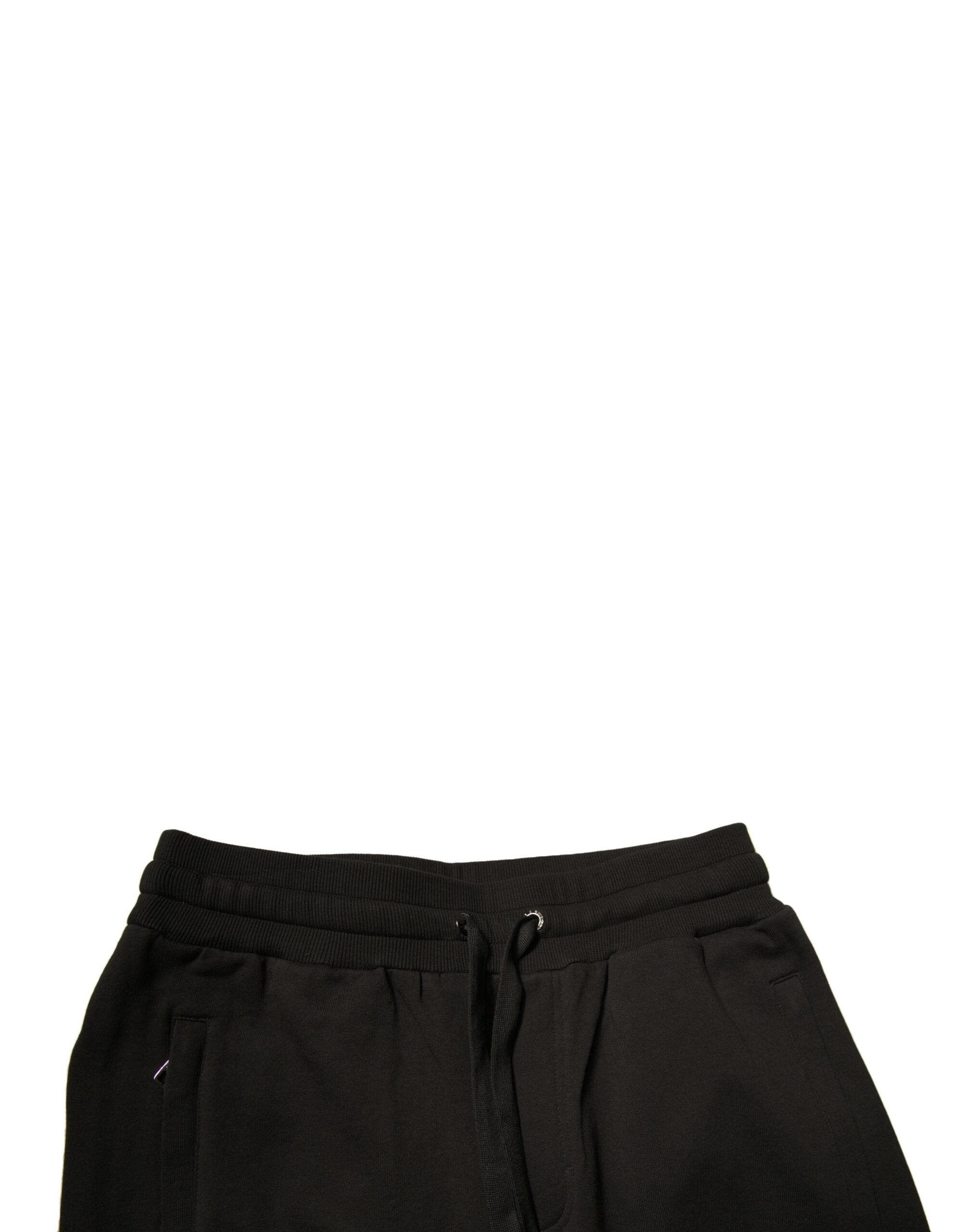 Dolce & Gabbana Black Cotton Jogger Men Sweatpants Pants -   -  Dolce & Gabbana.
