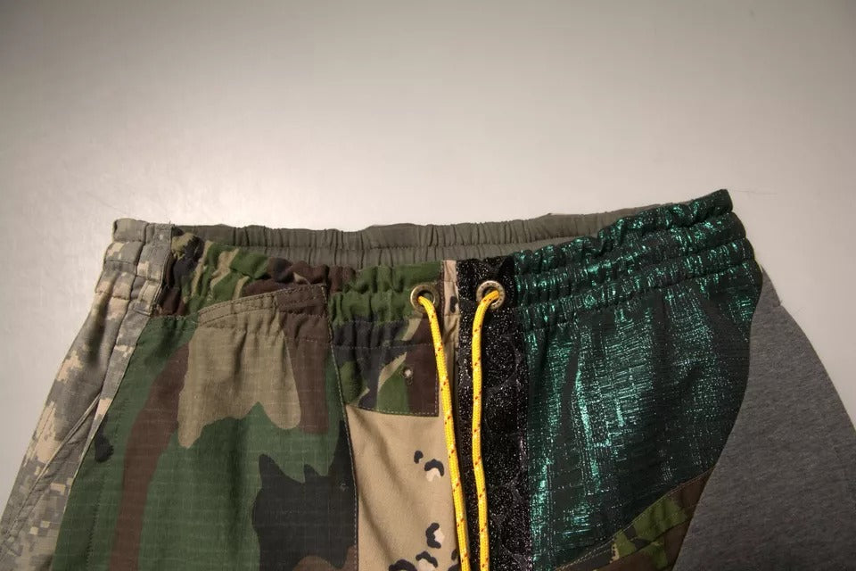 Dolce & Gabbana Multicolor Patchwork Cotton Jogger Sweatpants Pants -   -  Dolce & Gabbana.
