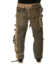 Dolce & Gabbana Multicolor Reconstructed Flight Cargo Pants -   -  Dolce & Gabbana.