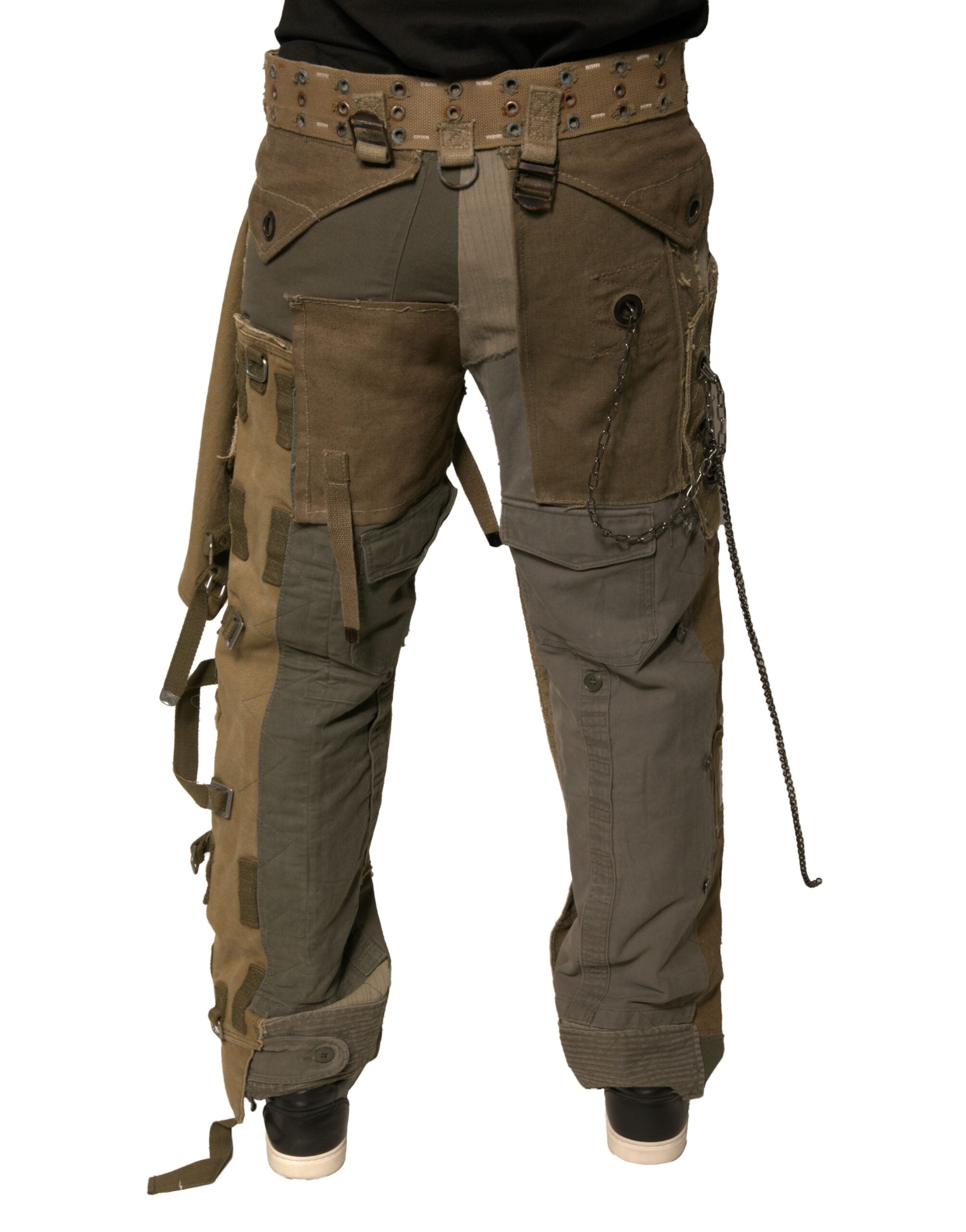 Dolce & Gabbana Multicolor Reconstructed Flight Cargo Pants -   -  Dolce & Gabbana.