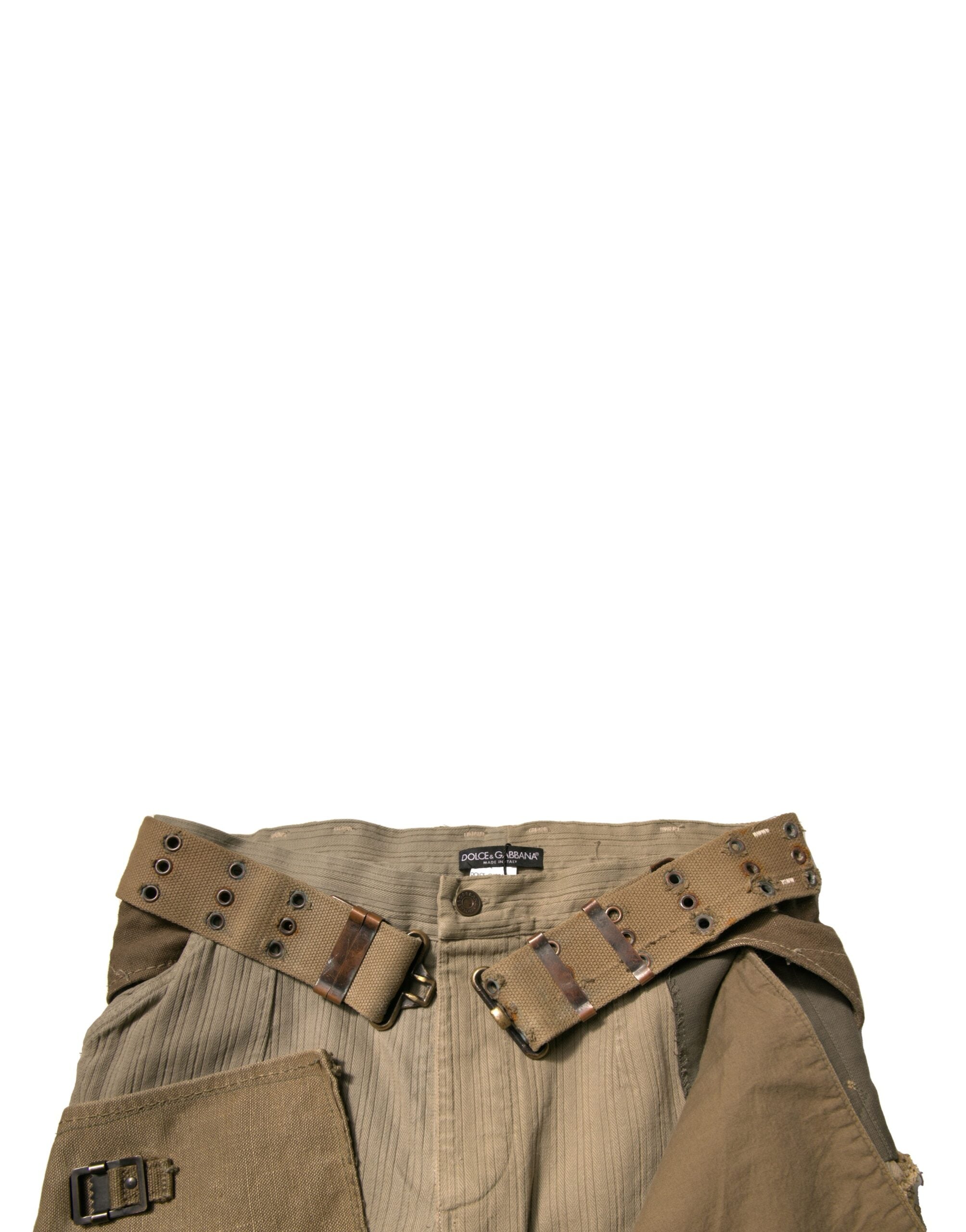 Dolce & Gabbana Multicolor Reconstructed Flight Cargo Pants -   -  Dolce & Gabbana.