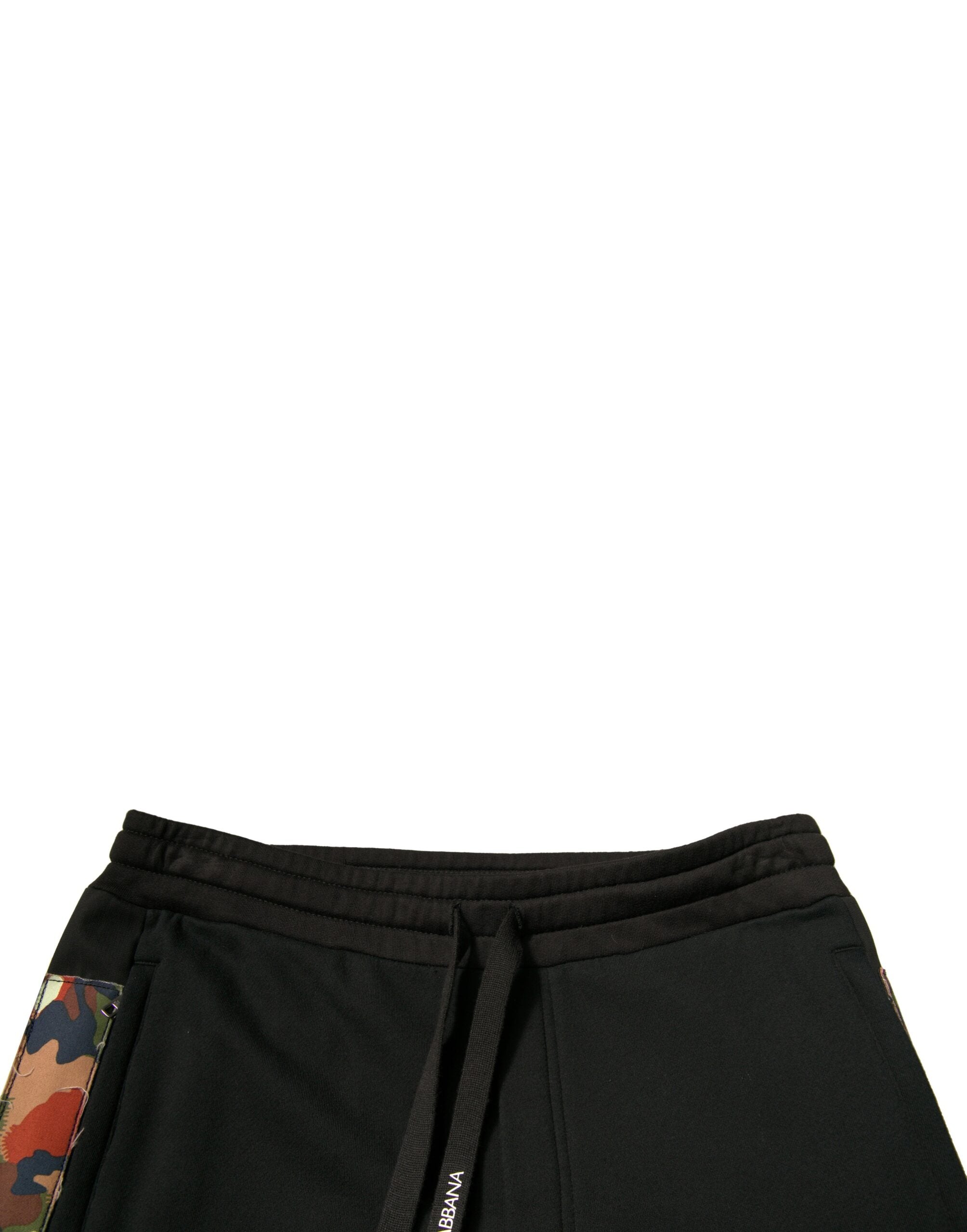 Dolce & Gabbana Black Cotton Jogger Cargo Sweatpants Pants -   -  Dolce & Gabbana.