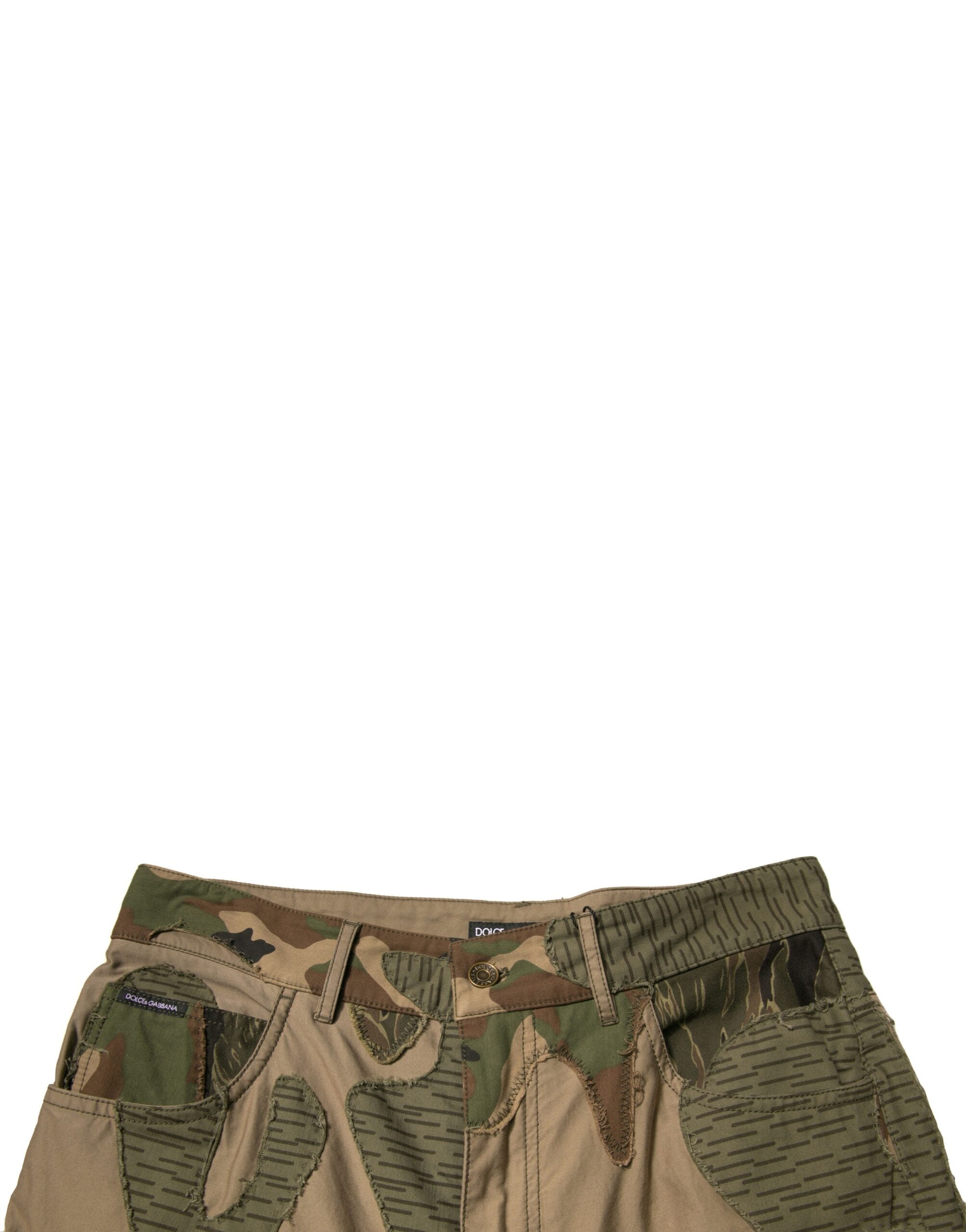 Dolce & Gabbana Multicolor Camouflage Cotton Pants -   -  Dolce & Gabbana.