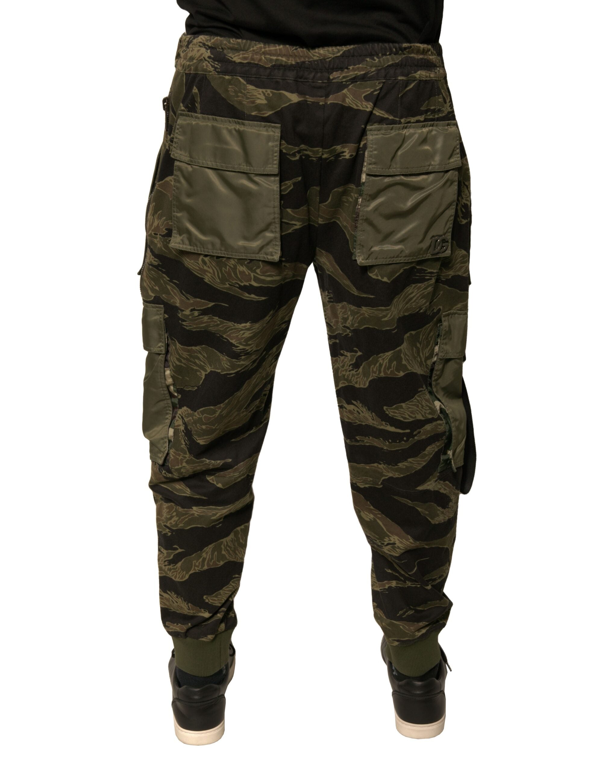 Dolce & Gabbana Green Cotton Jogger Cargo Pants -   -  Dolce & Gabbana.