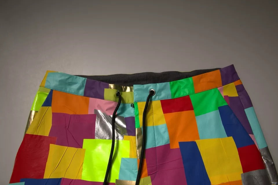 Dolce & Gabbana Multicolor Cotton Patchwork Men Cargo Pants -   -  Dolce & Gabbana.