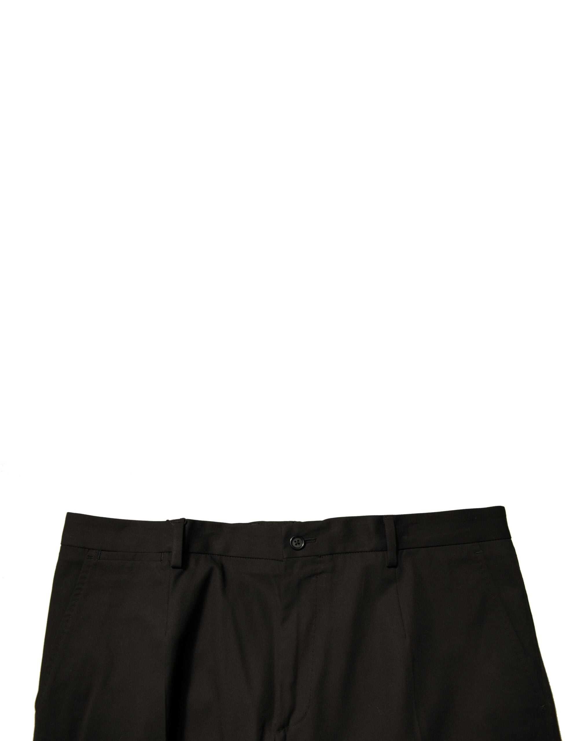 Dolce & Gabbana Black Cotton Men Cargo Casual Pants -   -  Dolce & Gabbana.