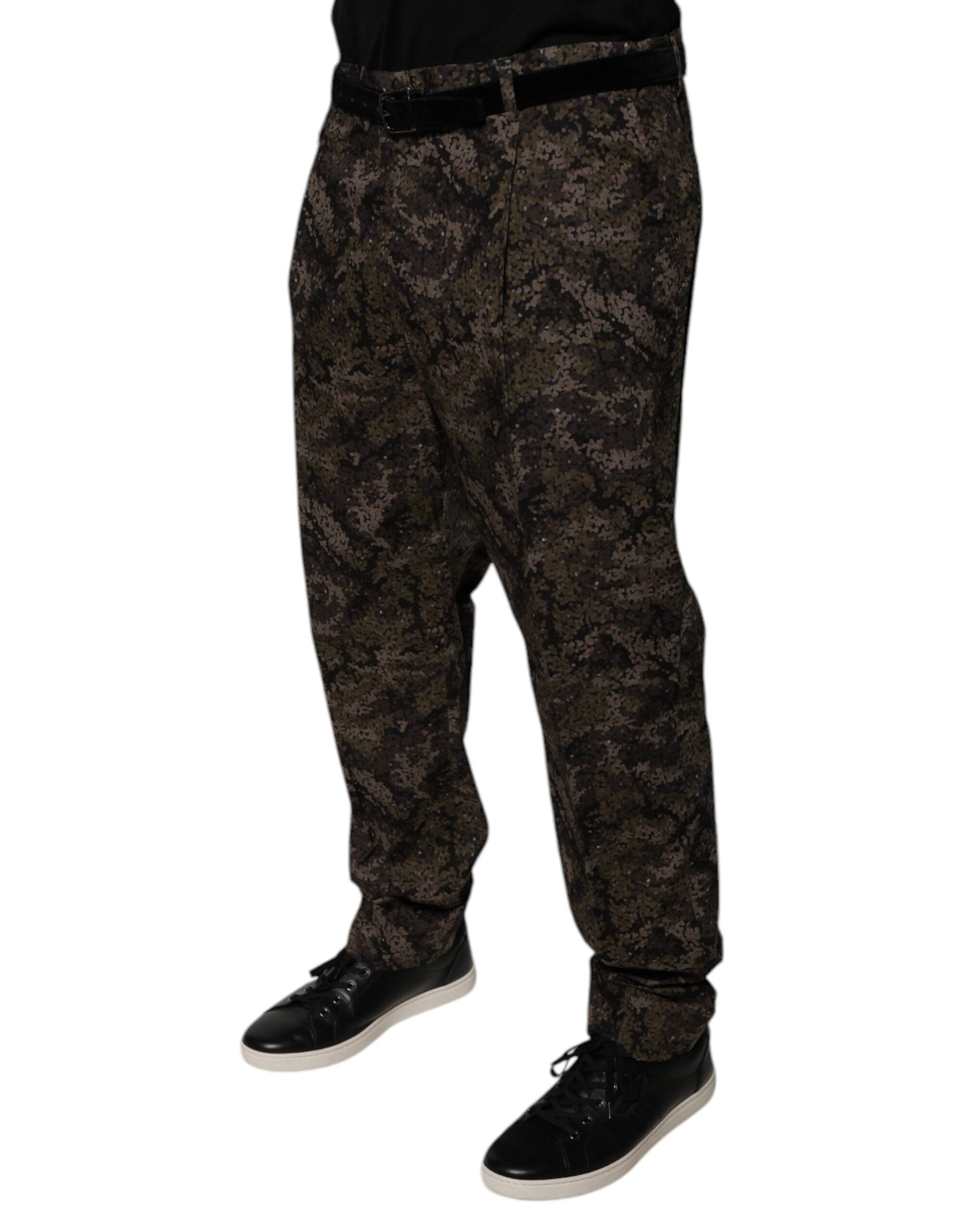Dolce & Gabbana Multicolor Camouflage Men Dress Pants -   -  Dolce & Gabbana.