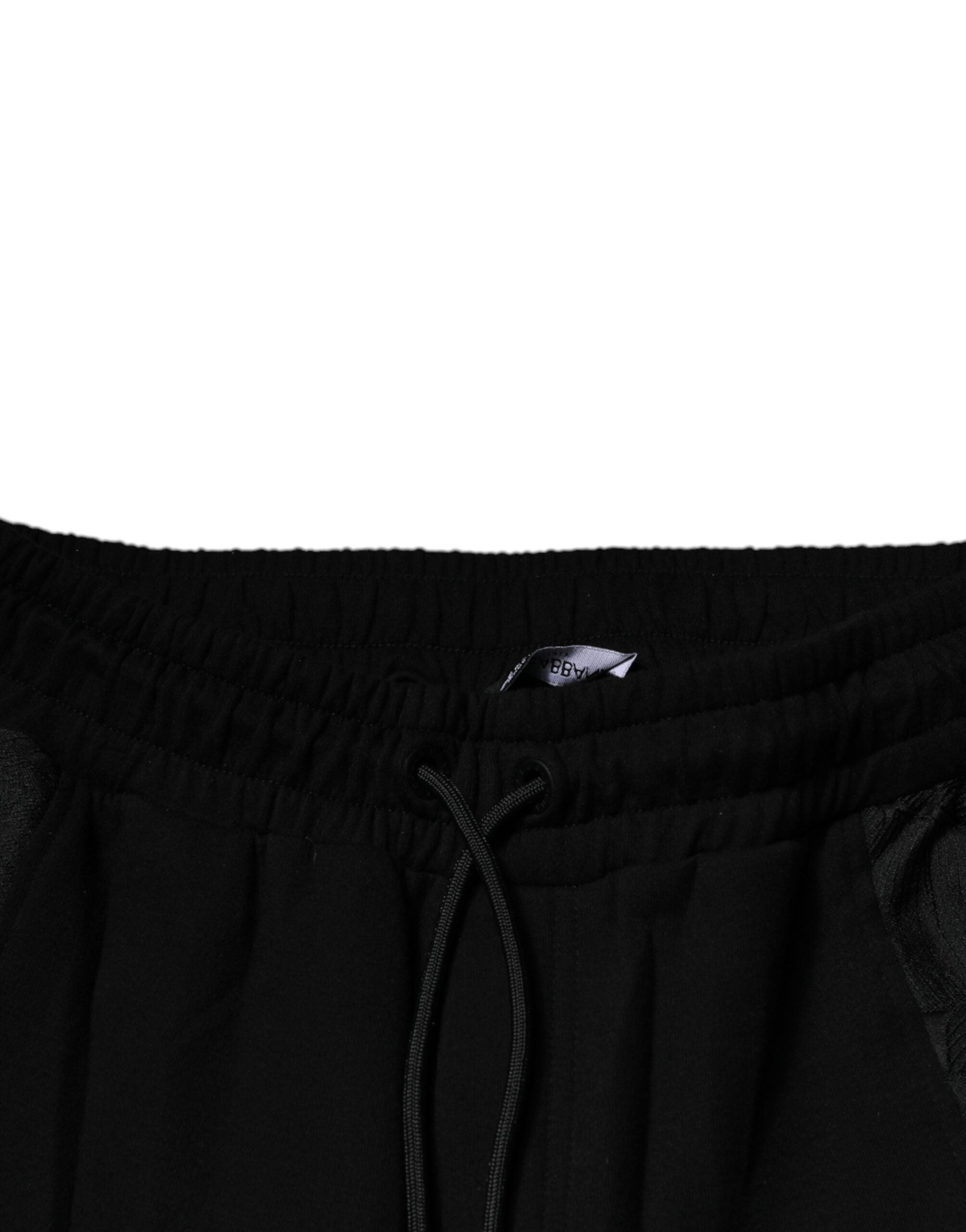 Dolce & Gabbana Black Leopard Slim Fit Jogger Pants -   -  Dolce & Gabbana.