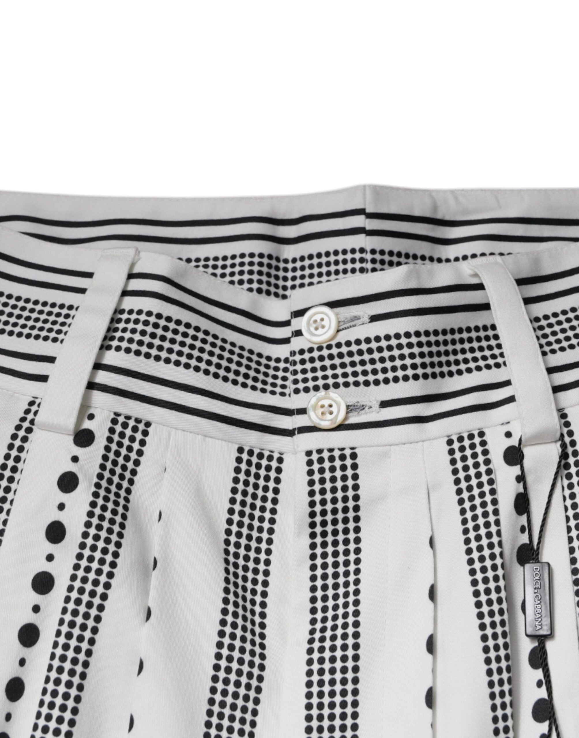 Dolce & Gabbana White Straight Formal Dress Pants -   -  Dolce & Gabbana.