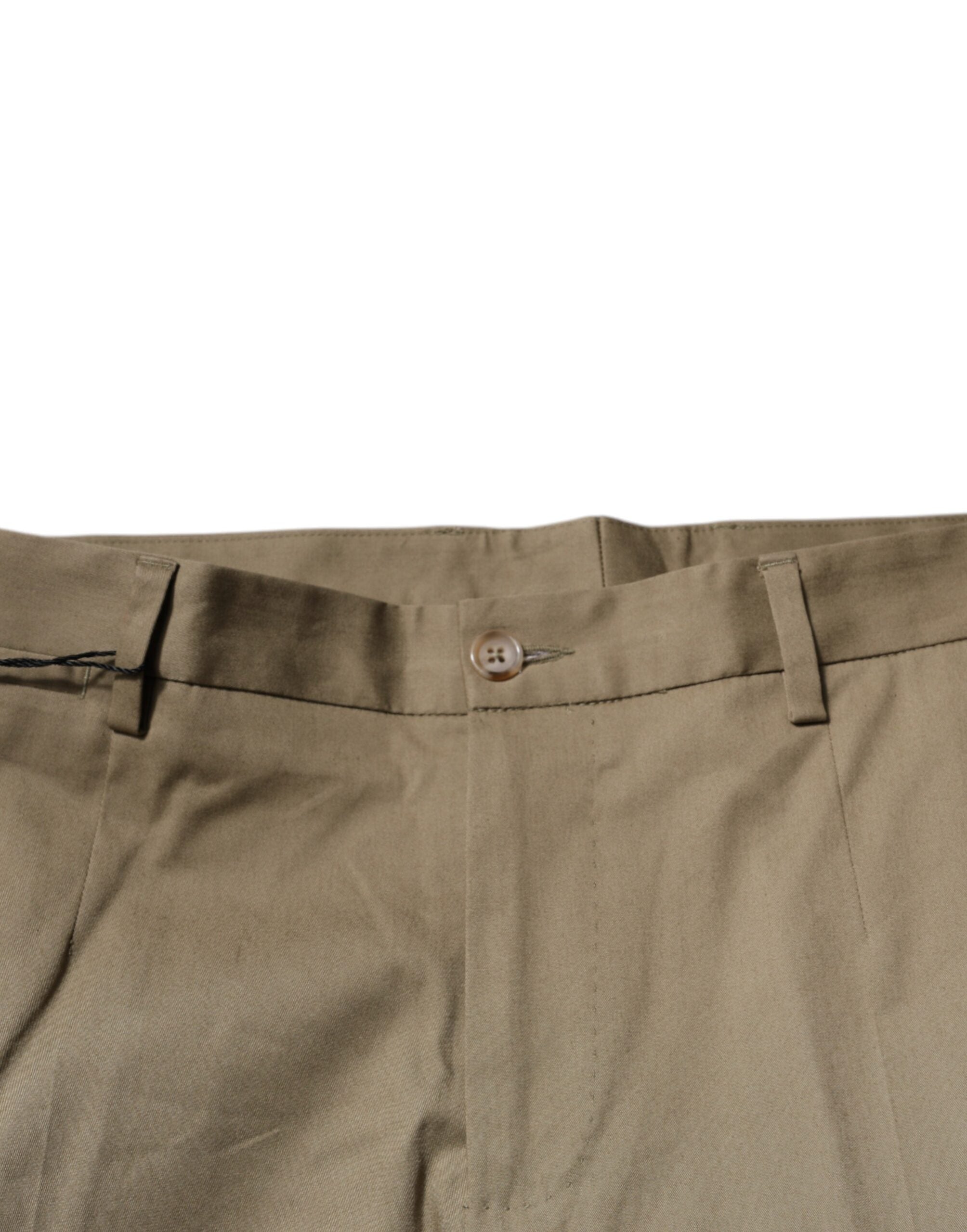 Dolce & Gabbana Brown Logo Men Casual Tapered Pants -   -  Dolce & Gabbana.