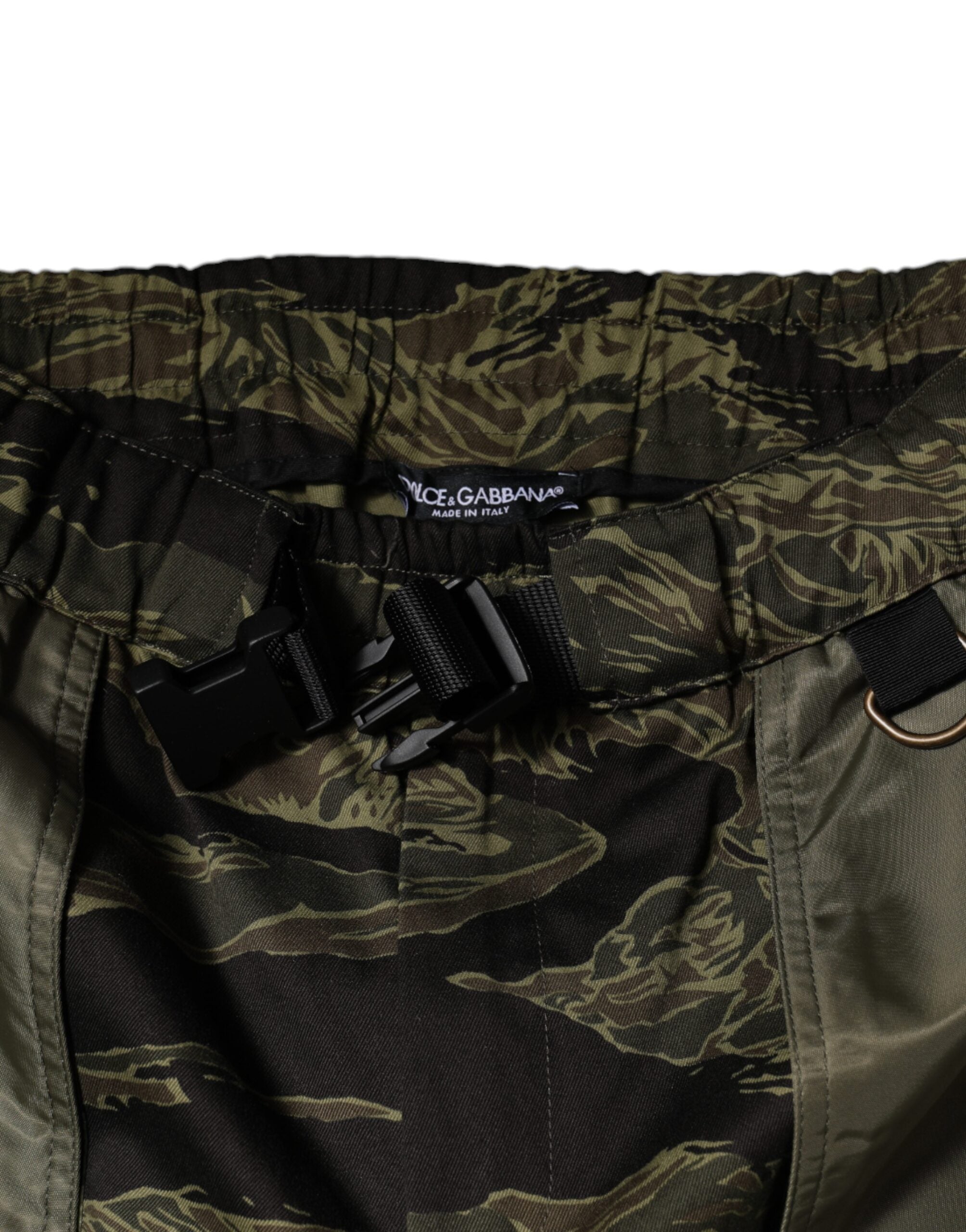 Dolce & Gabbana Green Cotton Jogger Cargo Pants -   -  Dolce & Gabbana.
