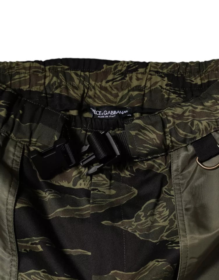 Dolce & Gabbana Green Cotton Jogger Cargo Pants -   -  Dolce & Gabbana.
