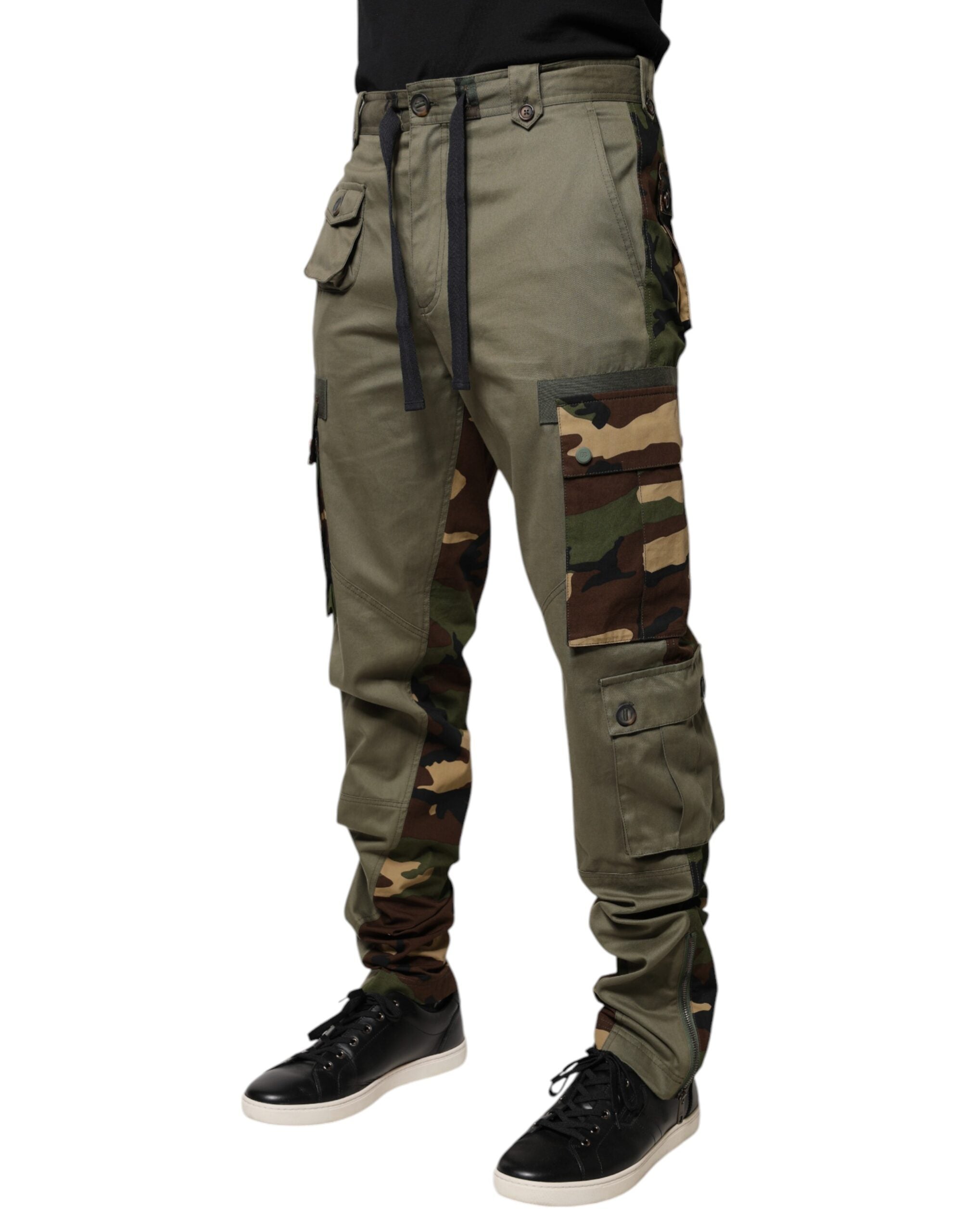 Dolce & Gabbana Multicolor Patchwork Camouflage Cargo Pants -   -  Dolce & Gabbana.