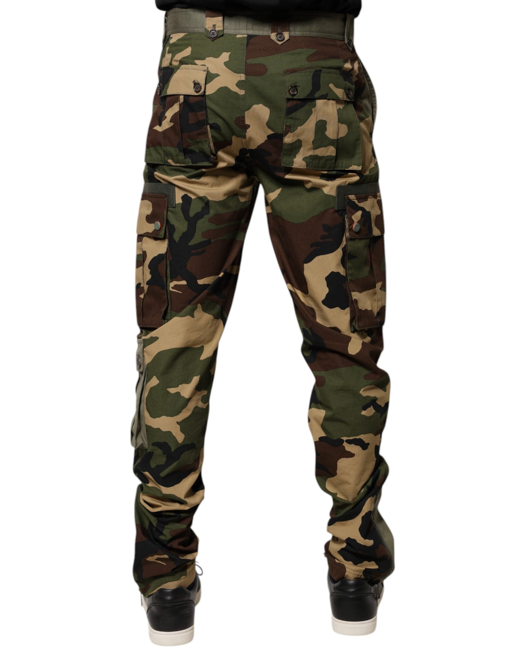 Dolce & Gabbana Multicolor Patchwork Camouflage Cargo Pants -   -  Dolce & Gabbana.