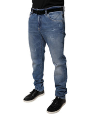 Dolce & Gabbana Light Blue Cotton Men Skinny Denim Jeans -   -  Dolce & Gabbana.