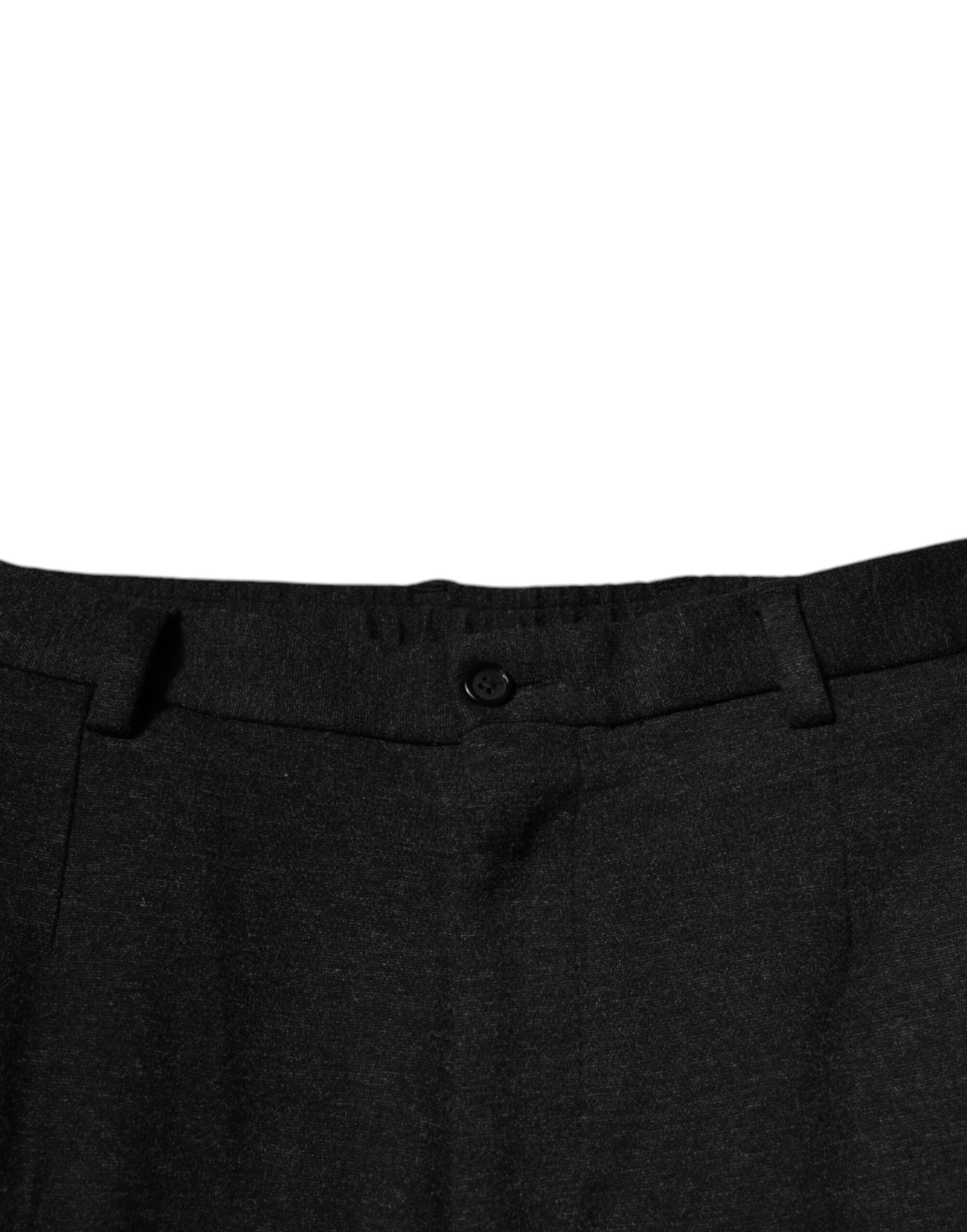 Dolce & Gabbana Black Viscose Cargo Men Casual Pants -   -  Dolce & Gabbana.