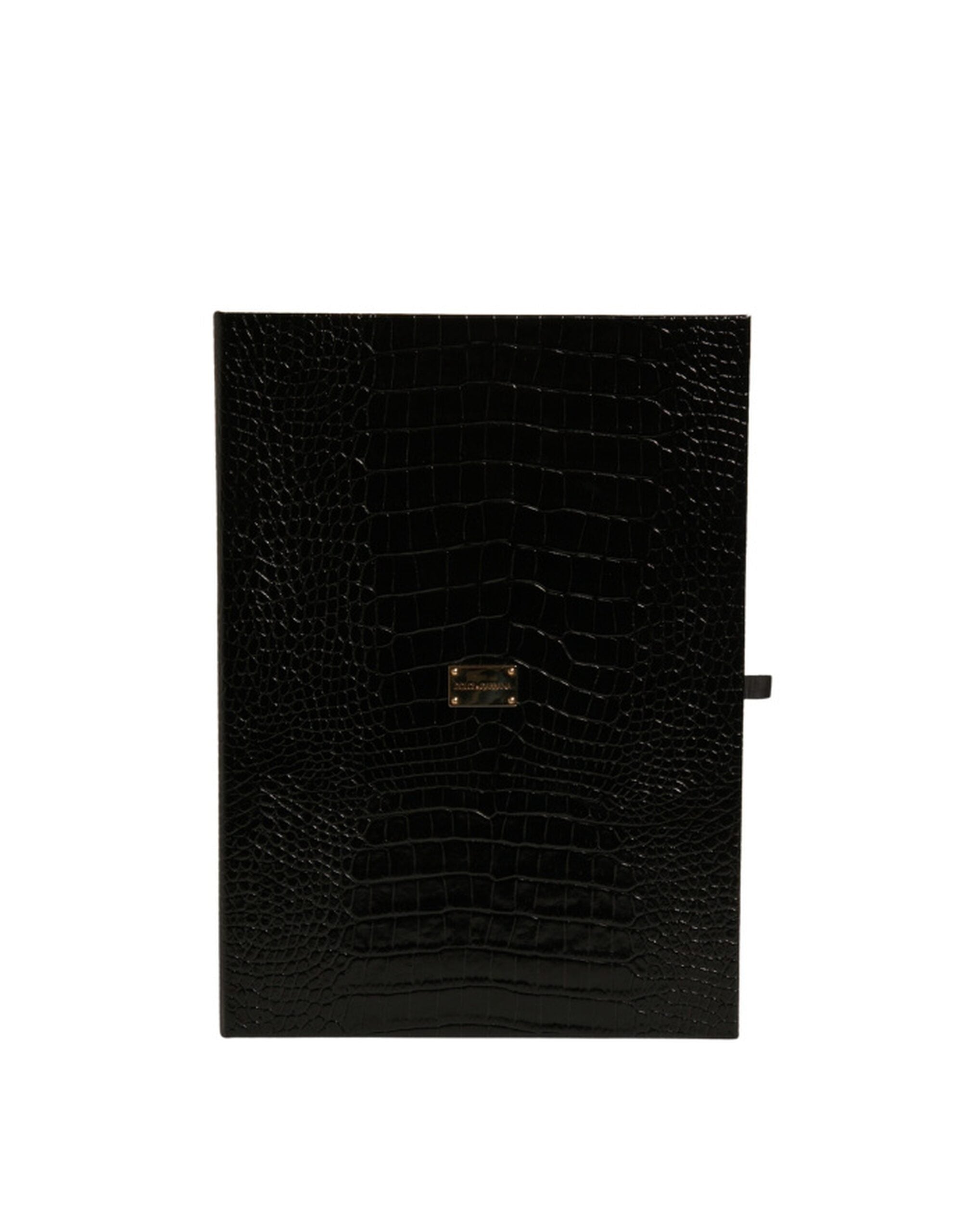 Dolce & Gabbana Gold Tone Brass Crystal Branded Tie Clip Bar -   -  Dolce & Gabbana.