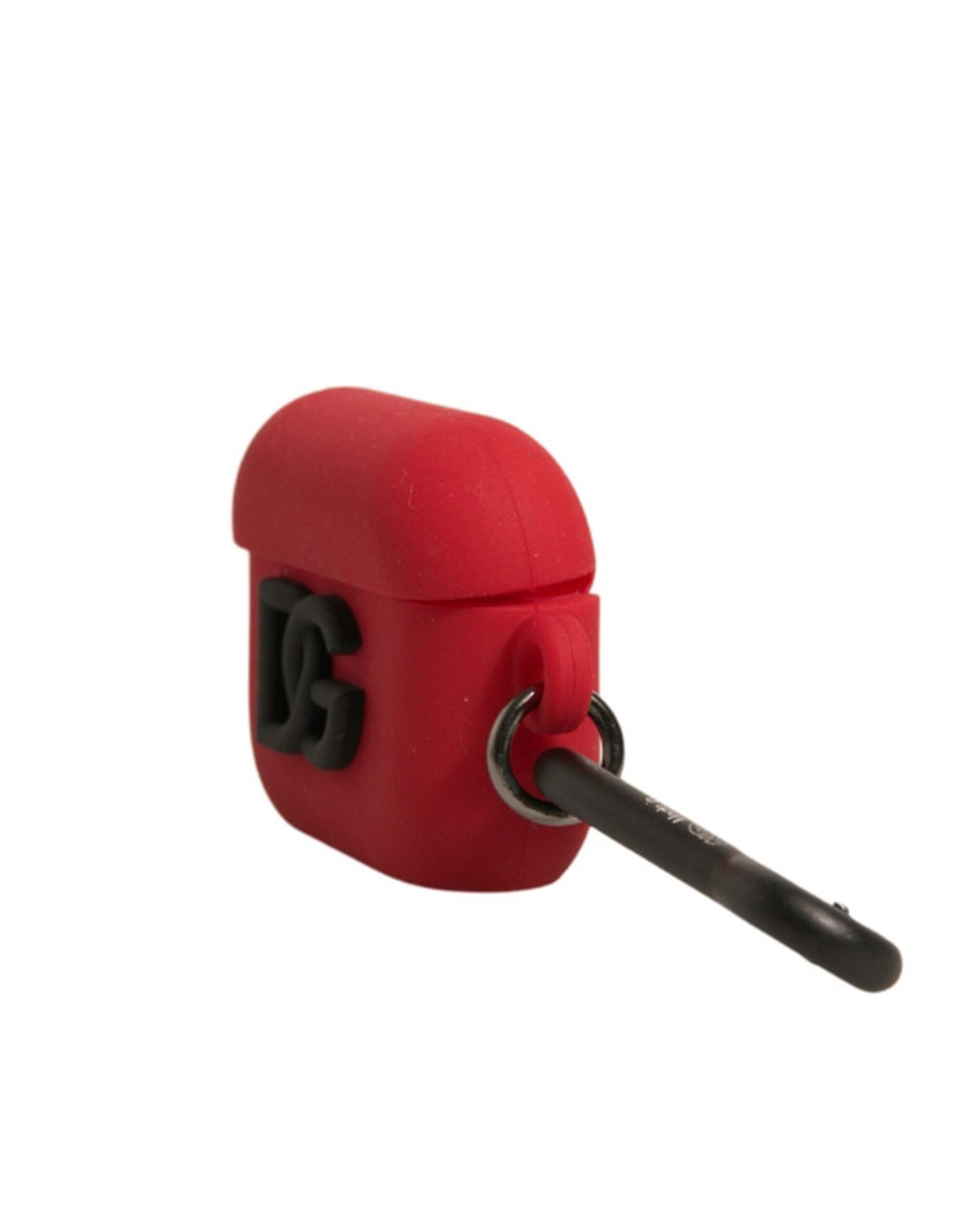 Dolce & Gabbana Red Silicone Rubber Logo Embossed Airpods Case -   -  Dolce & Gabbana.