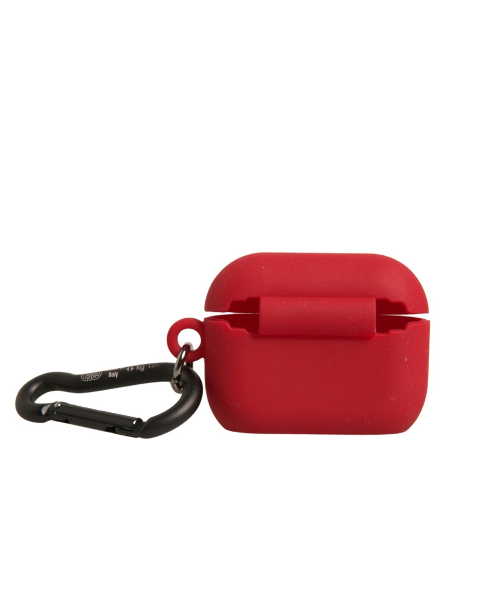Dolce & Gabbana Red Silicone Rubber Logo Embossed Airpods Case -   -  Dolce & Gabbana.